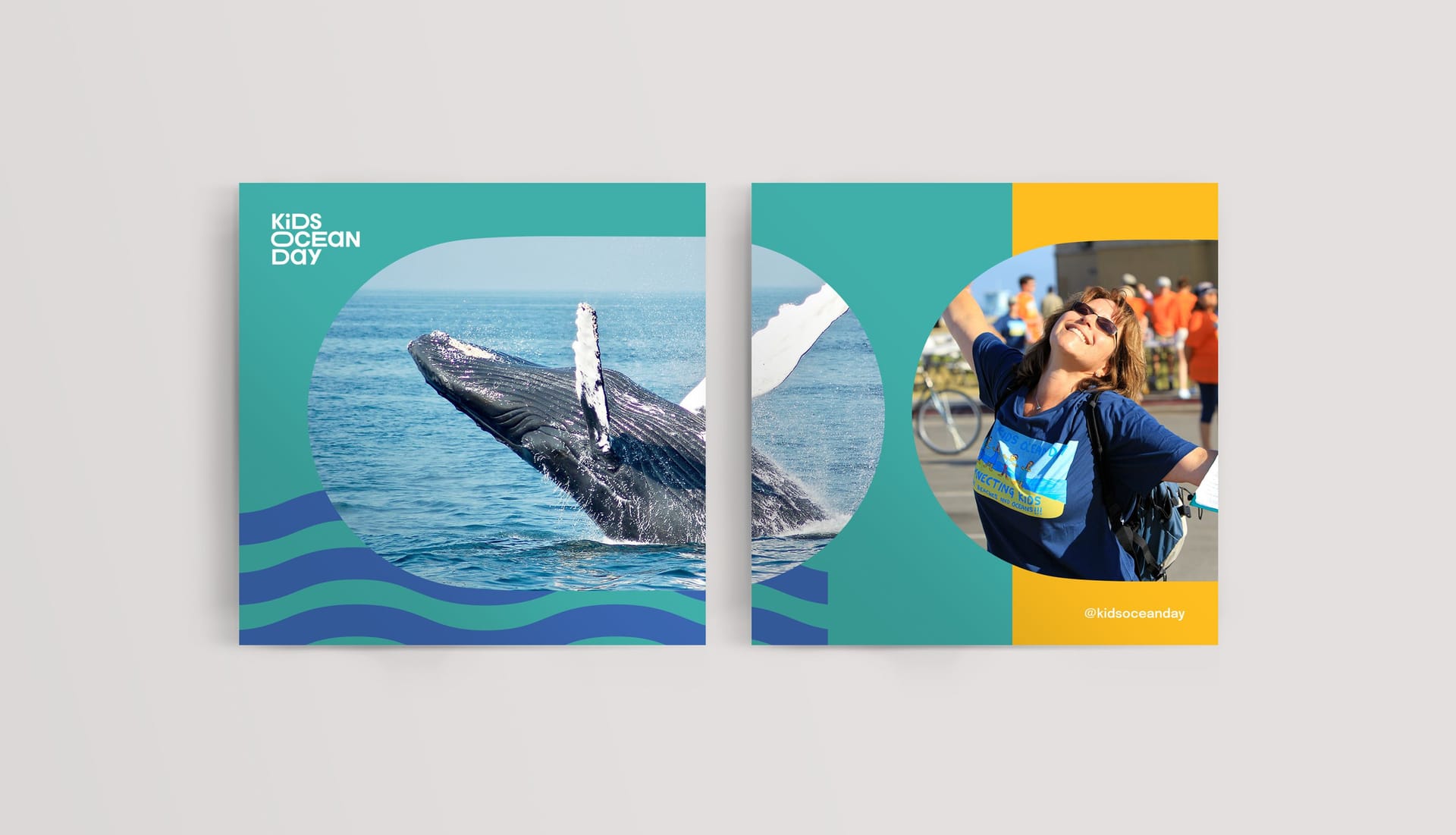 Kids Ocean Day Social Media Graphics