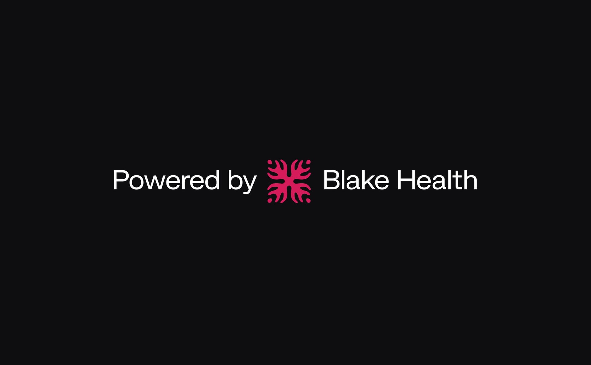 Powered by Blake Health Logo