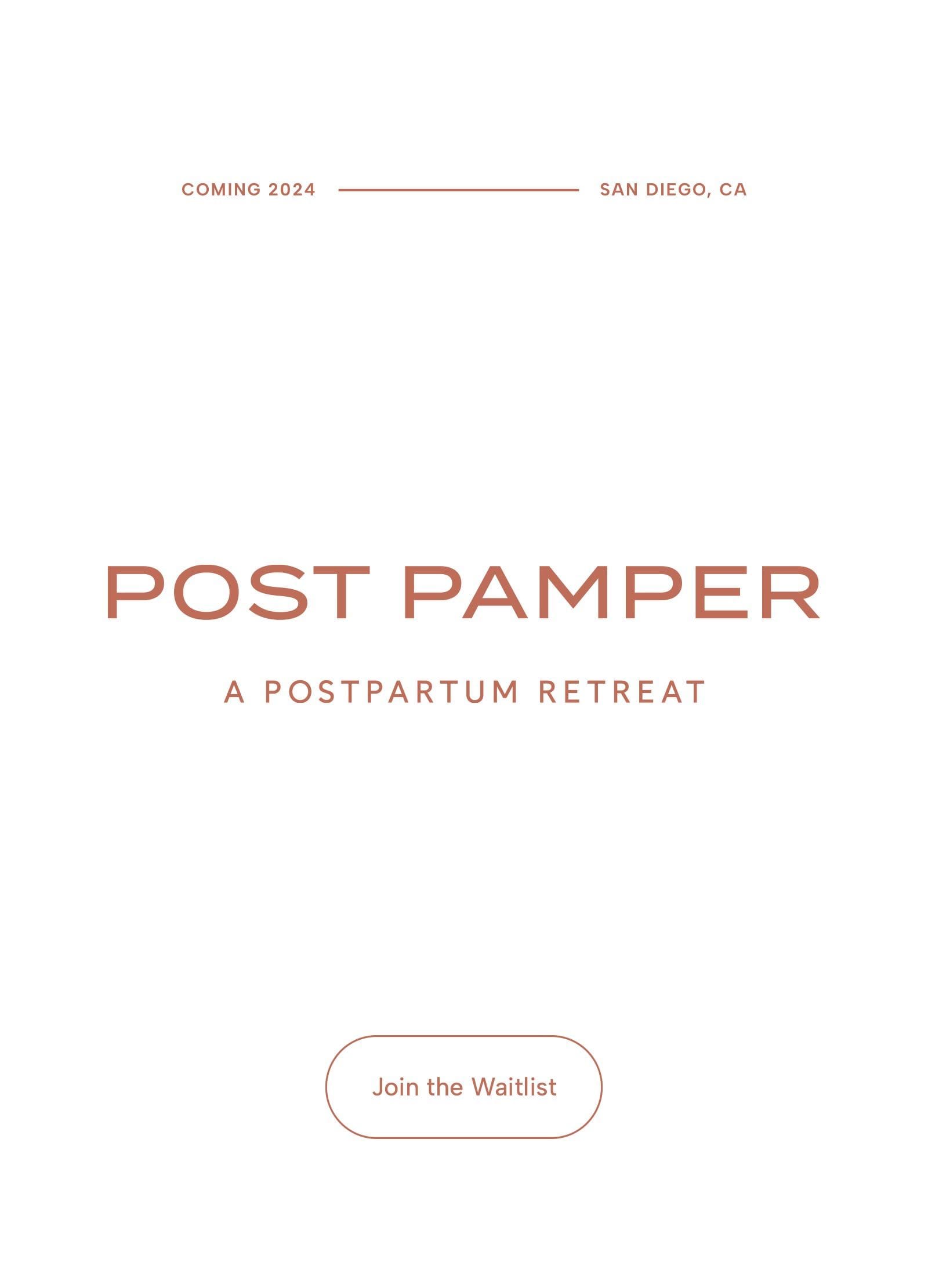 Post Pamper Typography