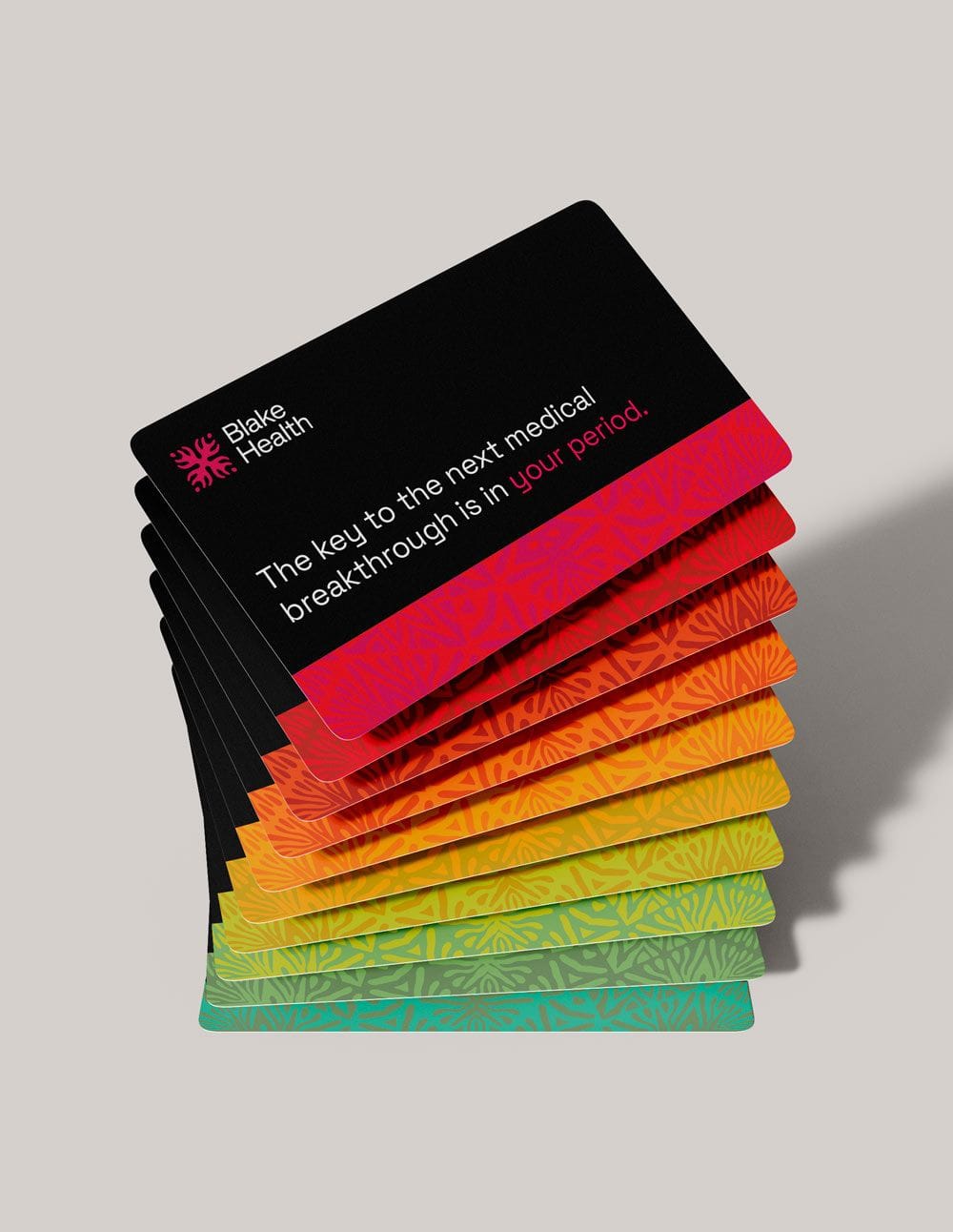 Blake Health business card design