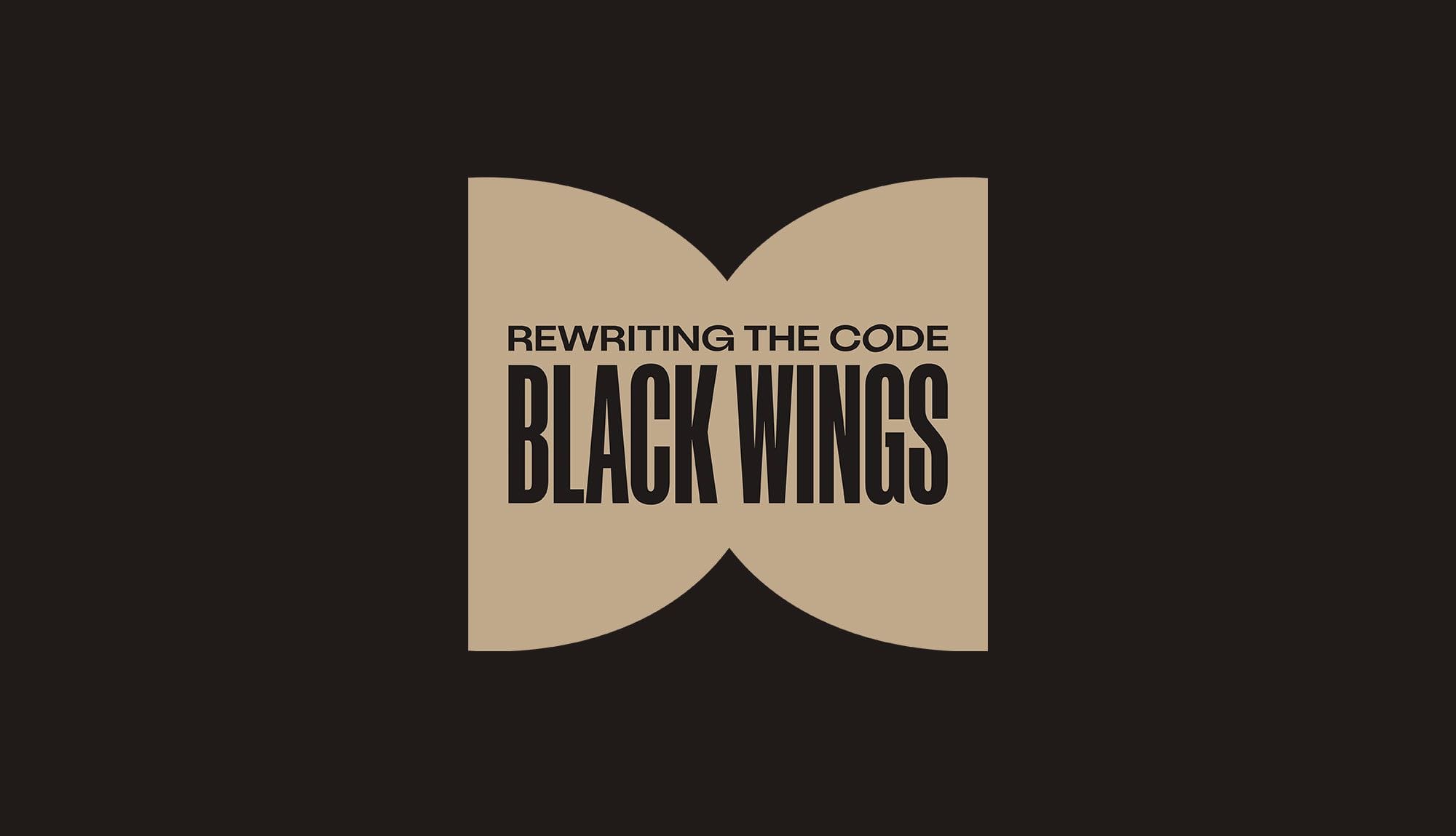 Rewriting the Code Black Wings Branding