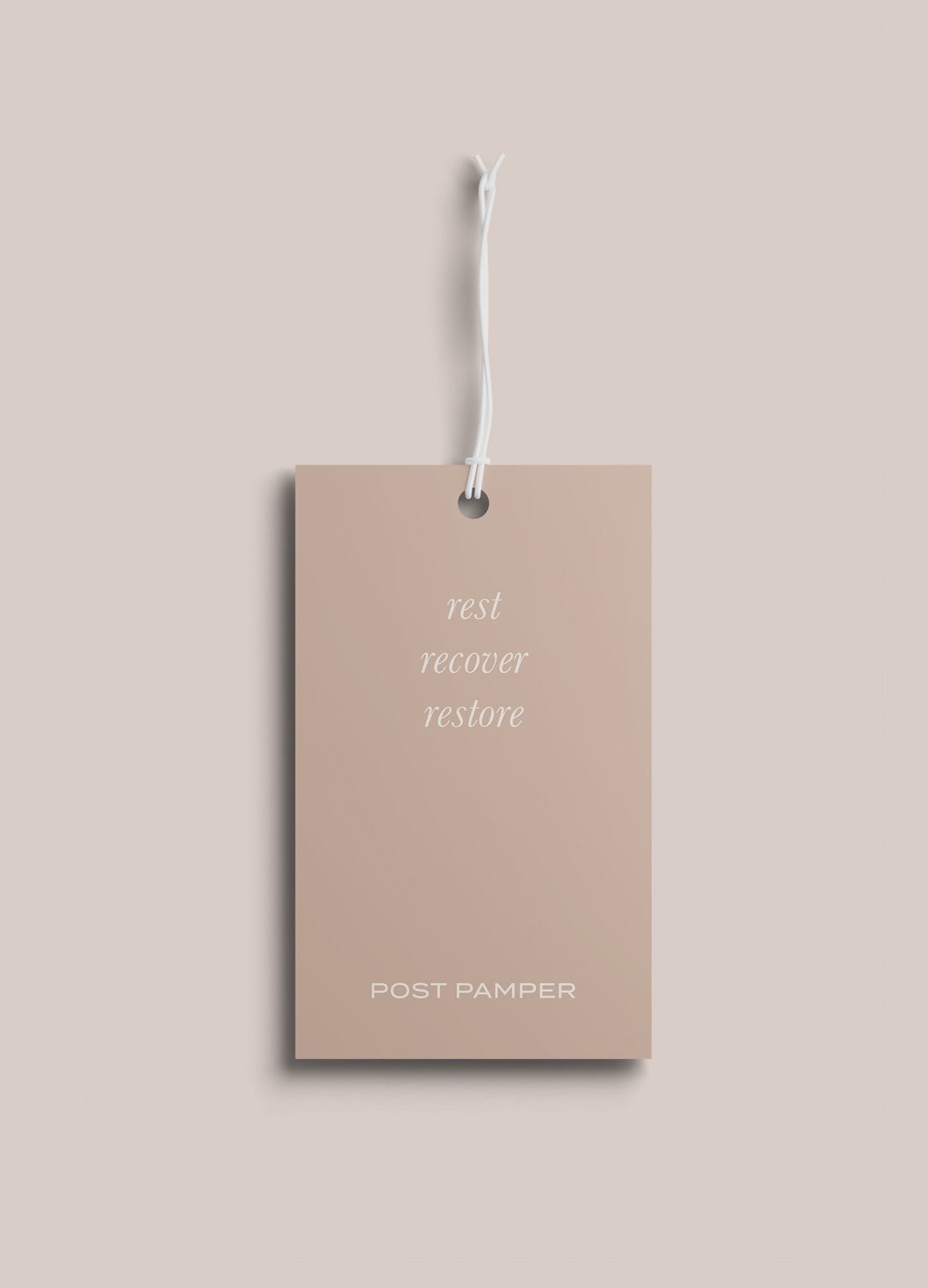 Post Pamper Tag Design