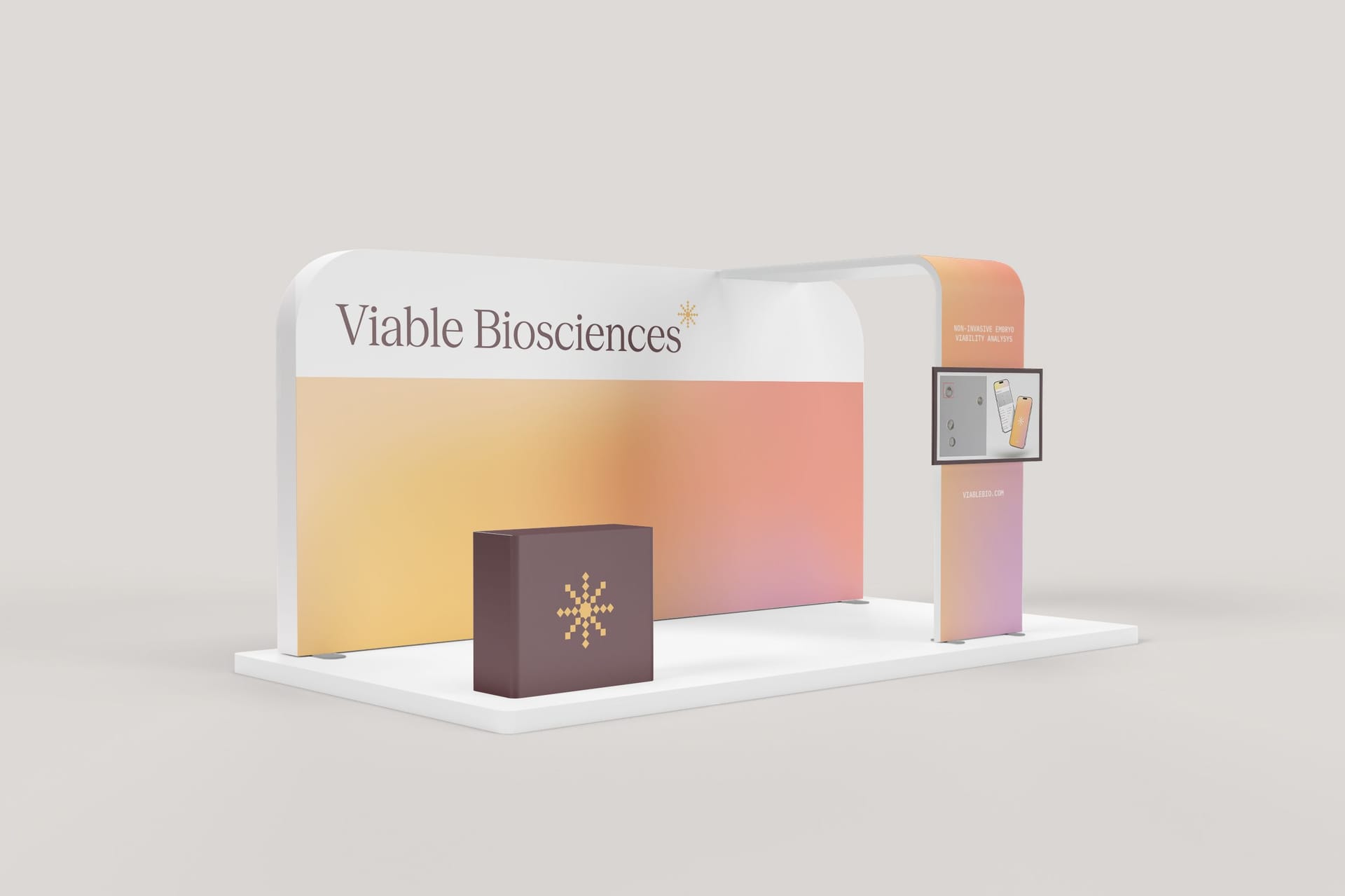 Viable Biosciences Trade Show Booth Design