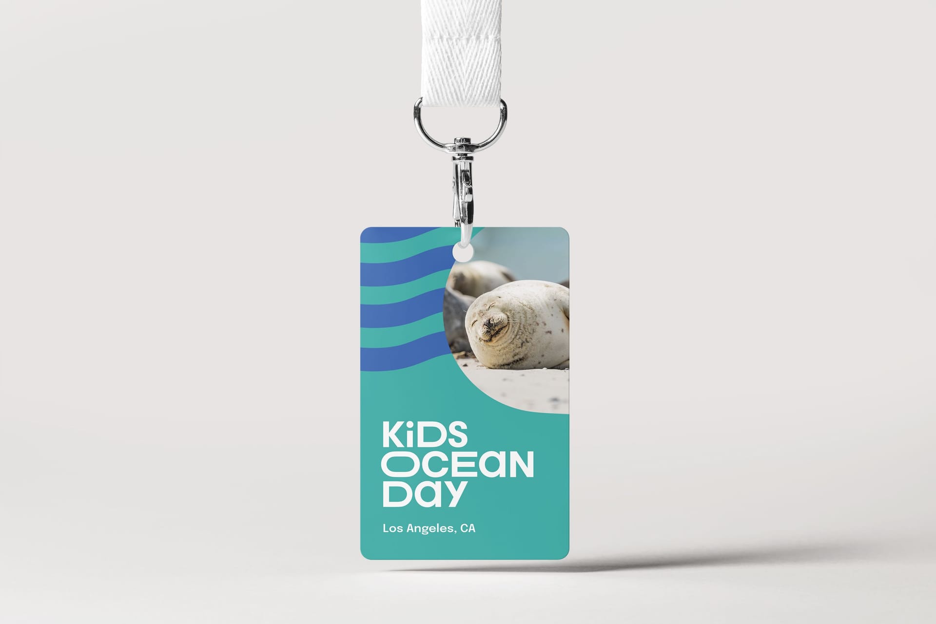 Kids Ocean Day Los Angeles Badge