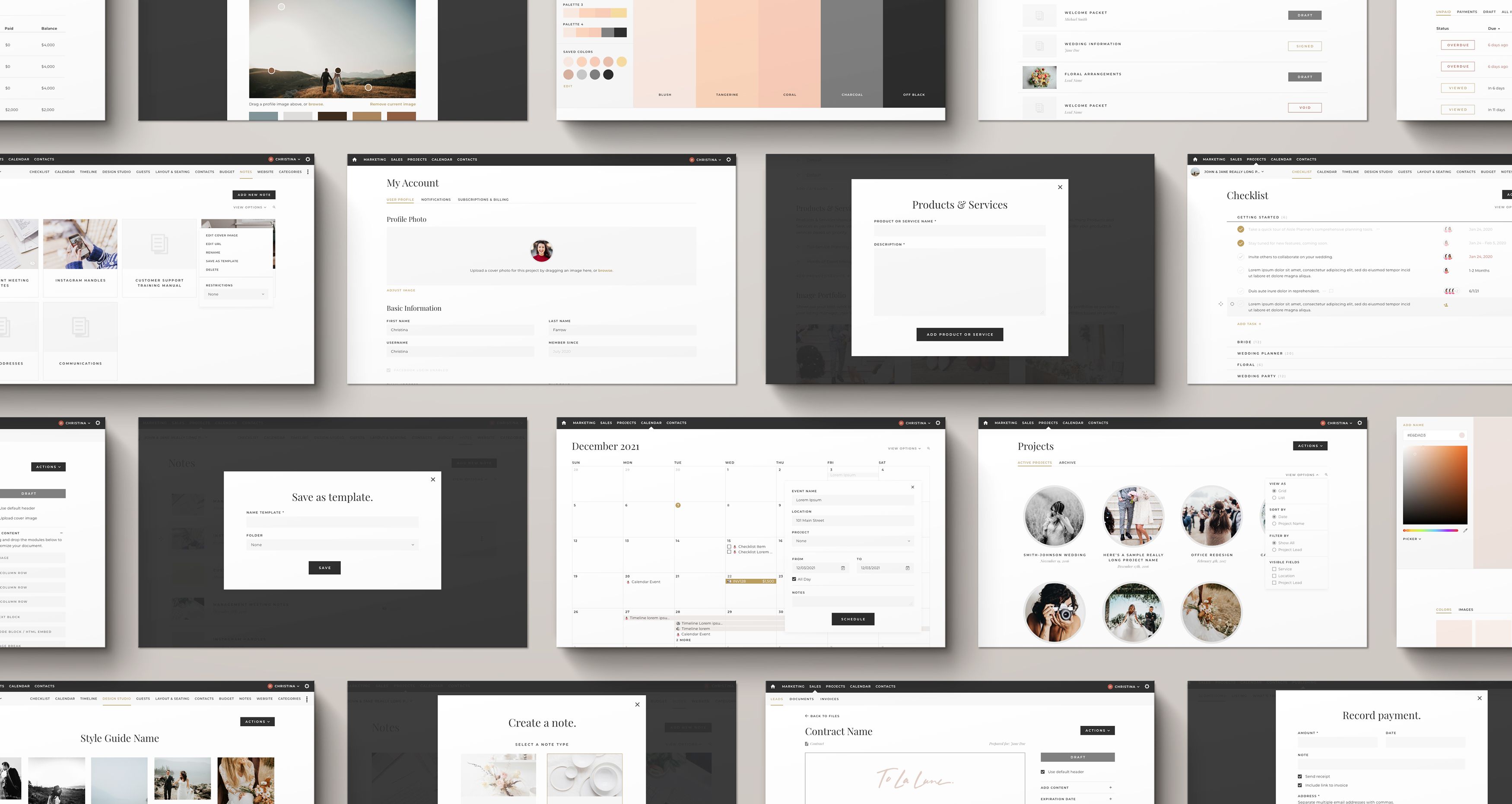 Aisle Planner Design