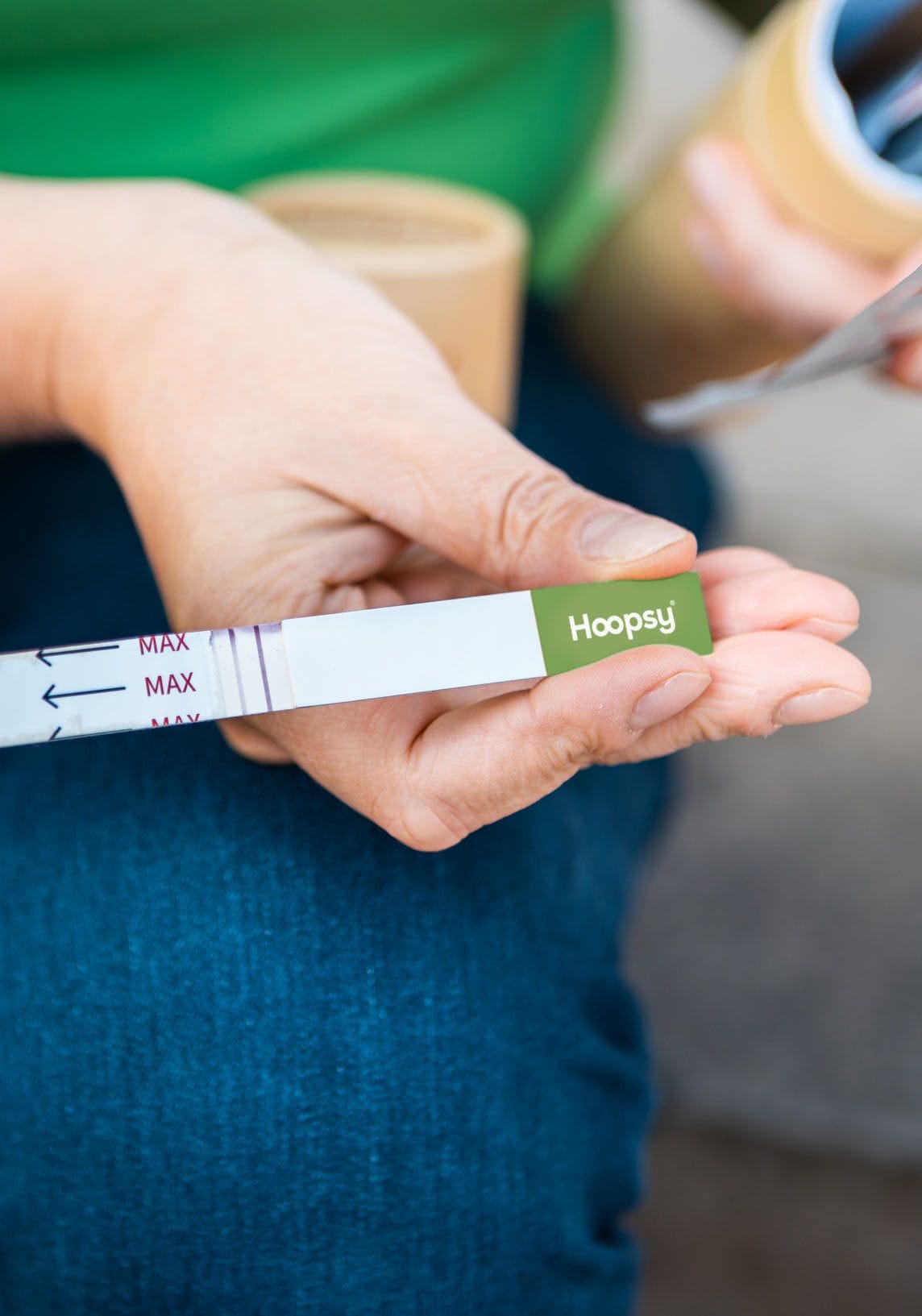Hoopsy Pregnancy test strip