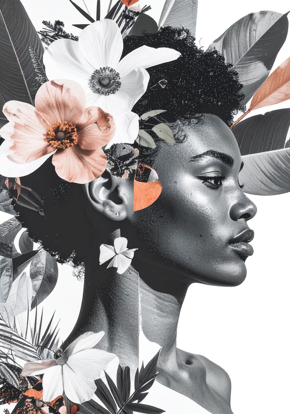 earth woman collage
