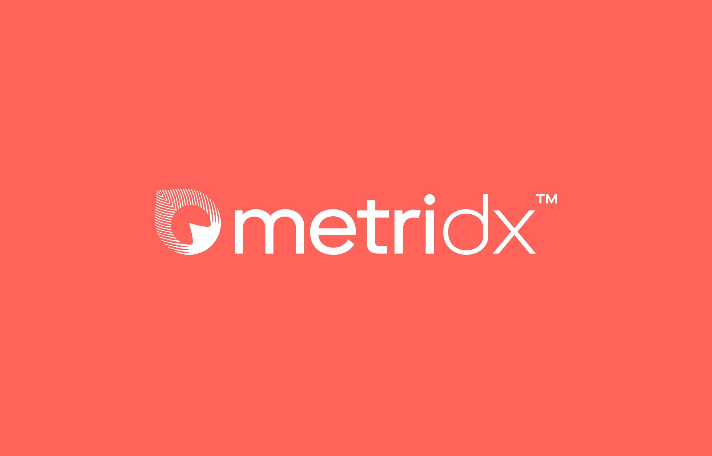 metridx logo design