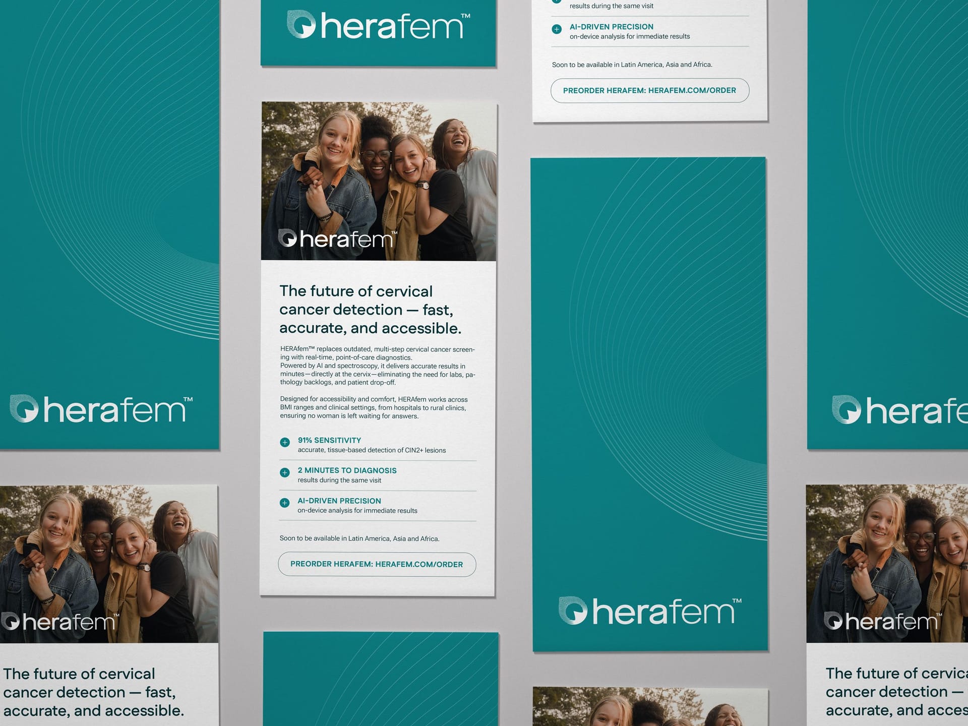 herafem brochure graphic design