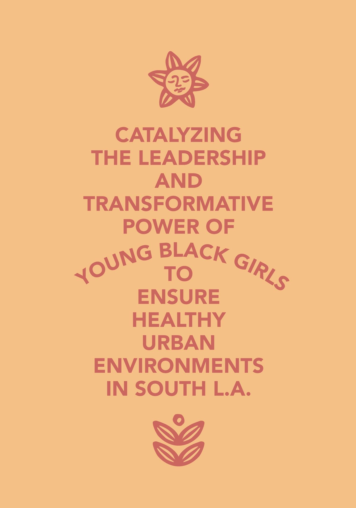 Black Girls Green Futures Stacked Typography
