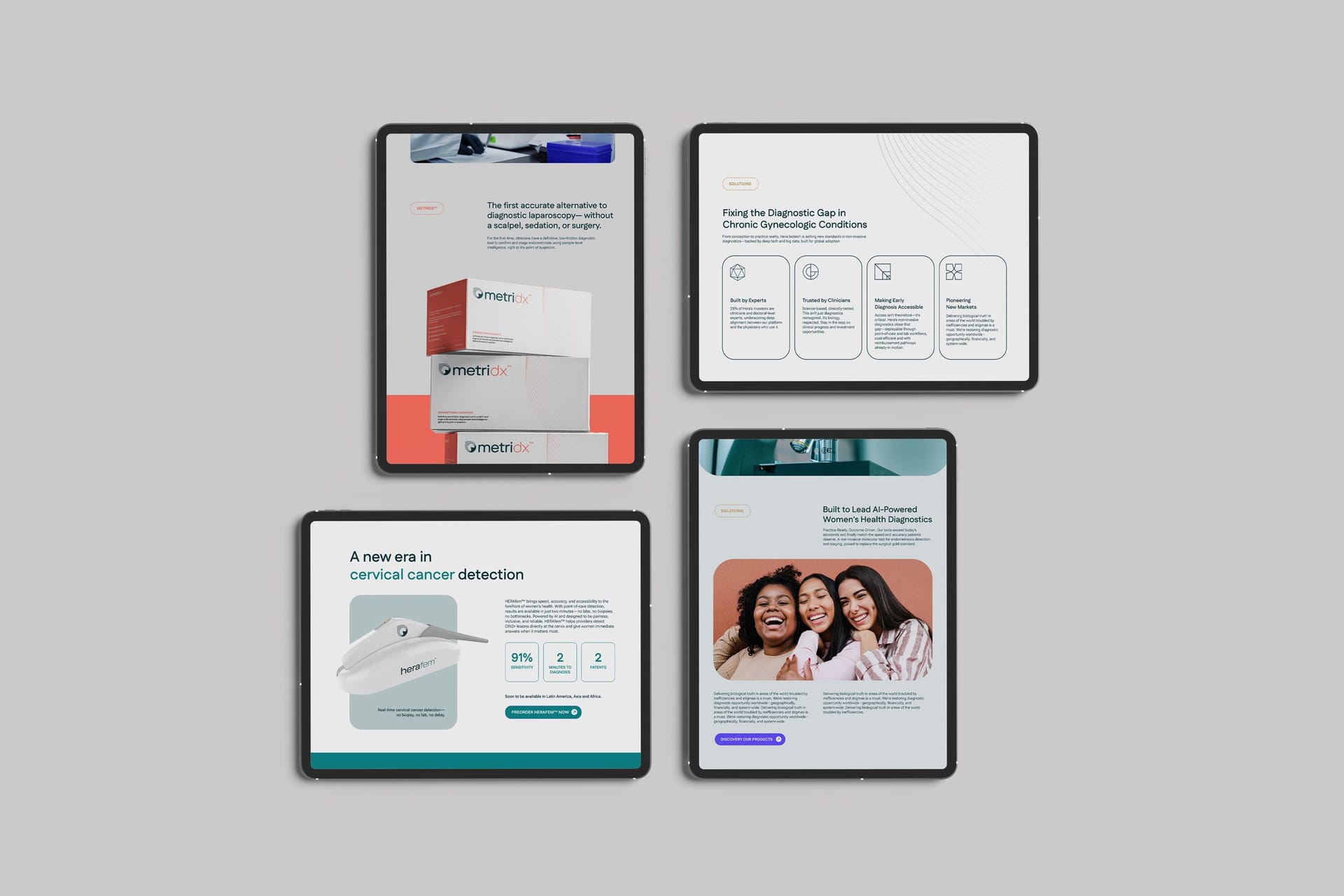 Hera Biotech Web Design