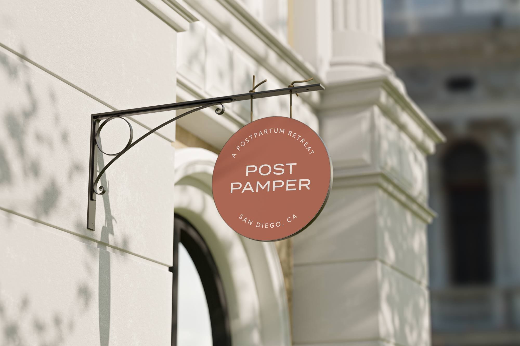 Post Pamper Signage