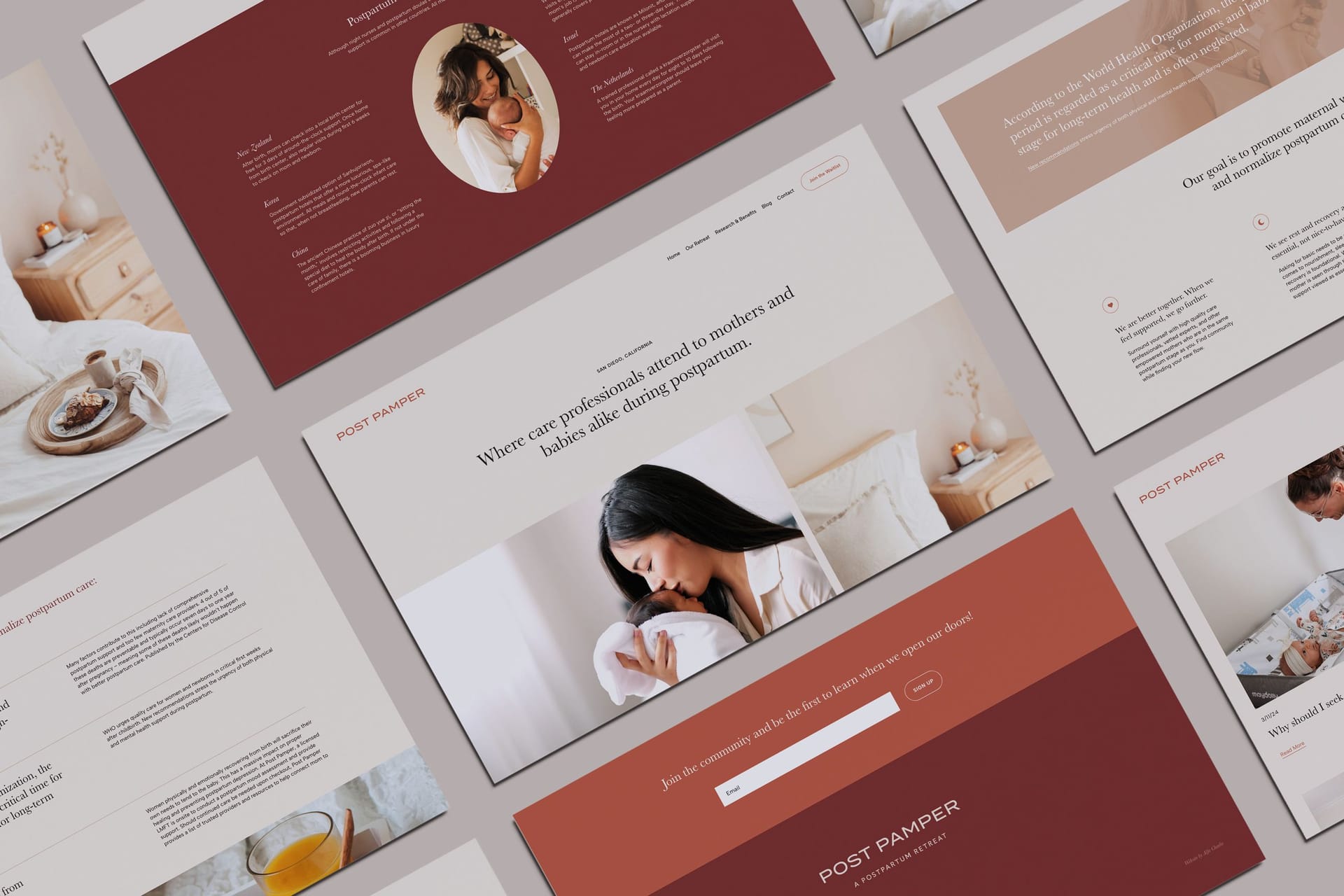 Post Pamper Website