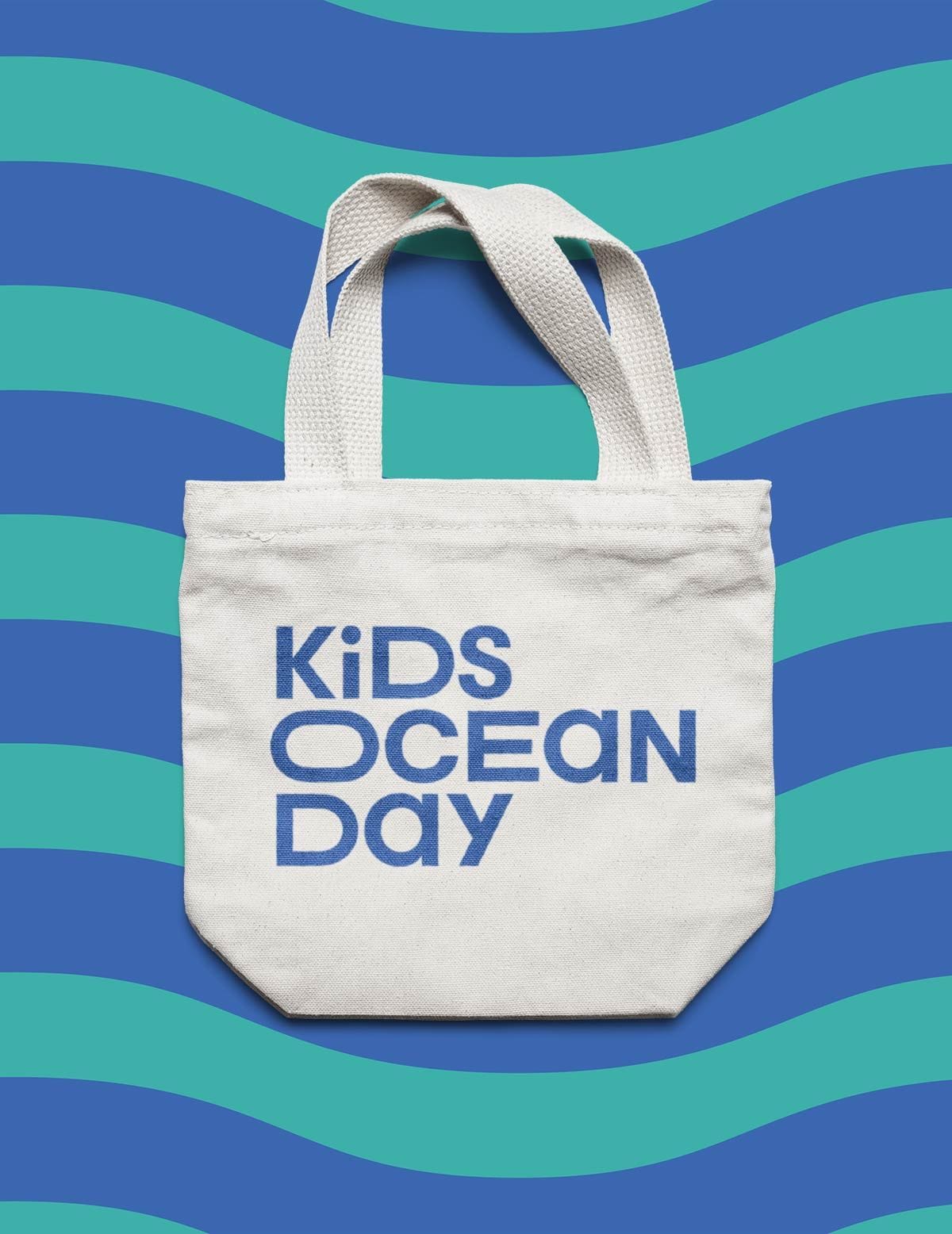 Kids Ocean Day Tote Bag