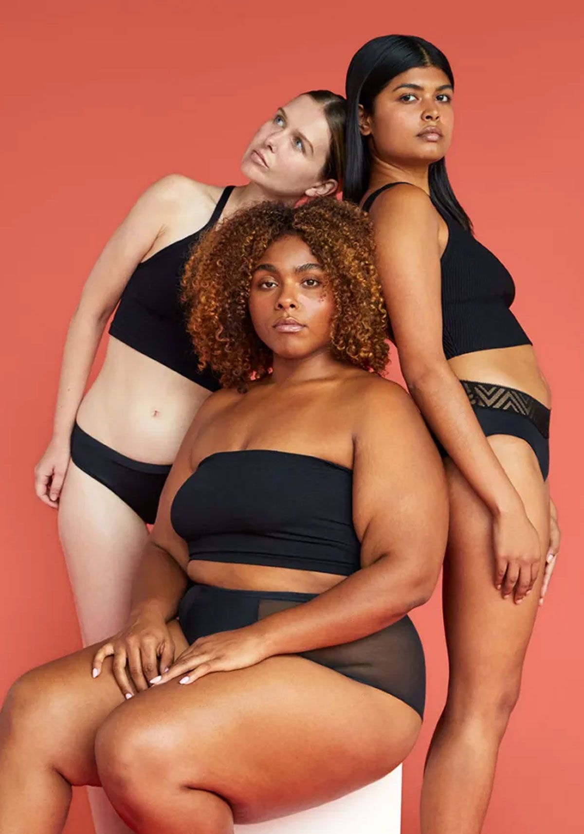 Thinx Campaign featuring women in period underwear