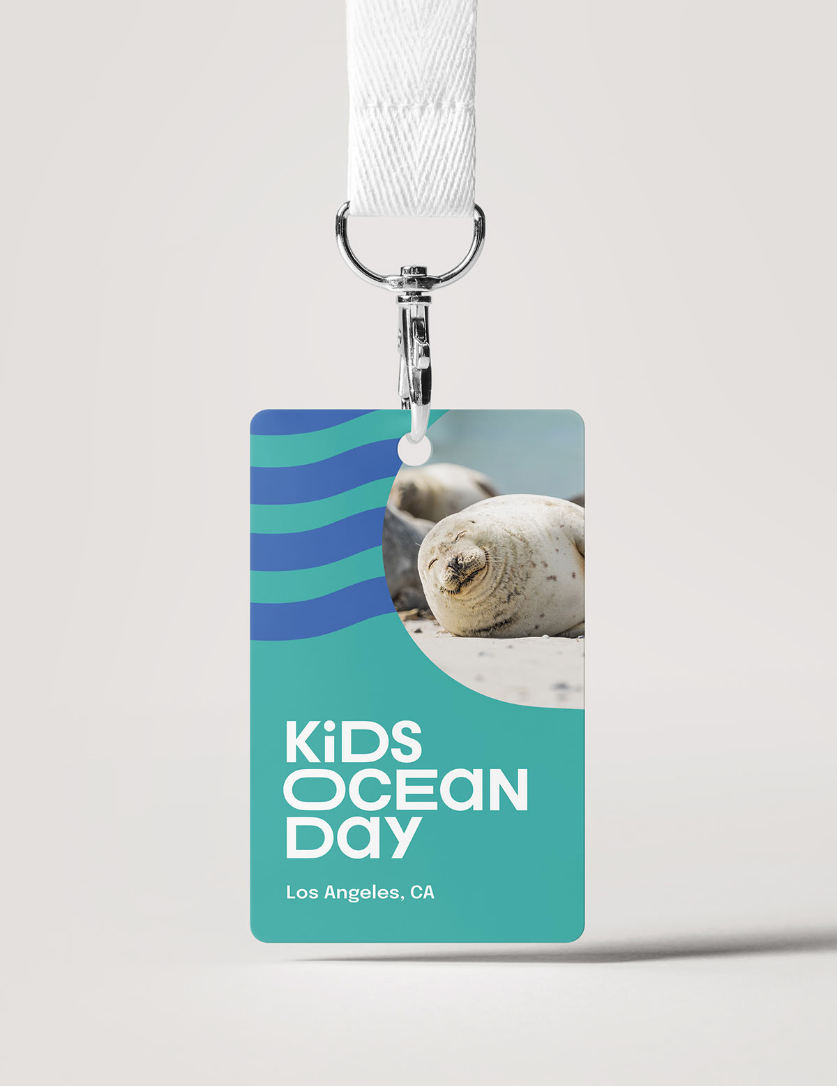 Kids Ocean Day Badge Design