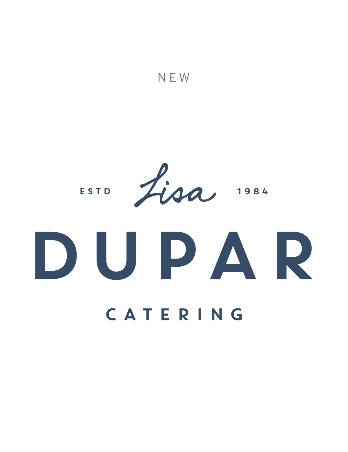Lisa Dupar Catering New Logo Design
