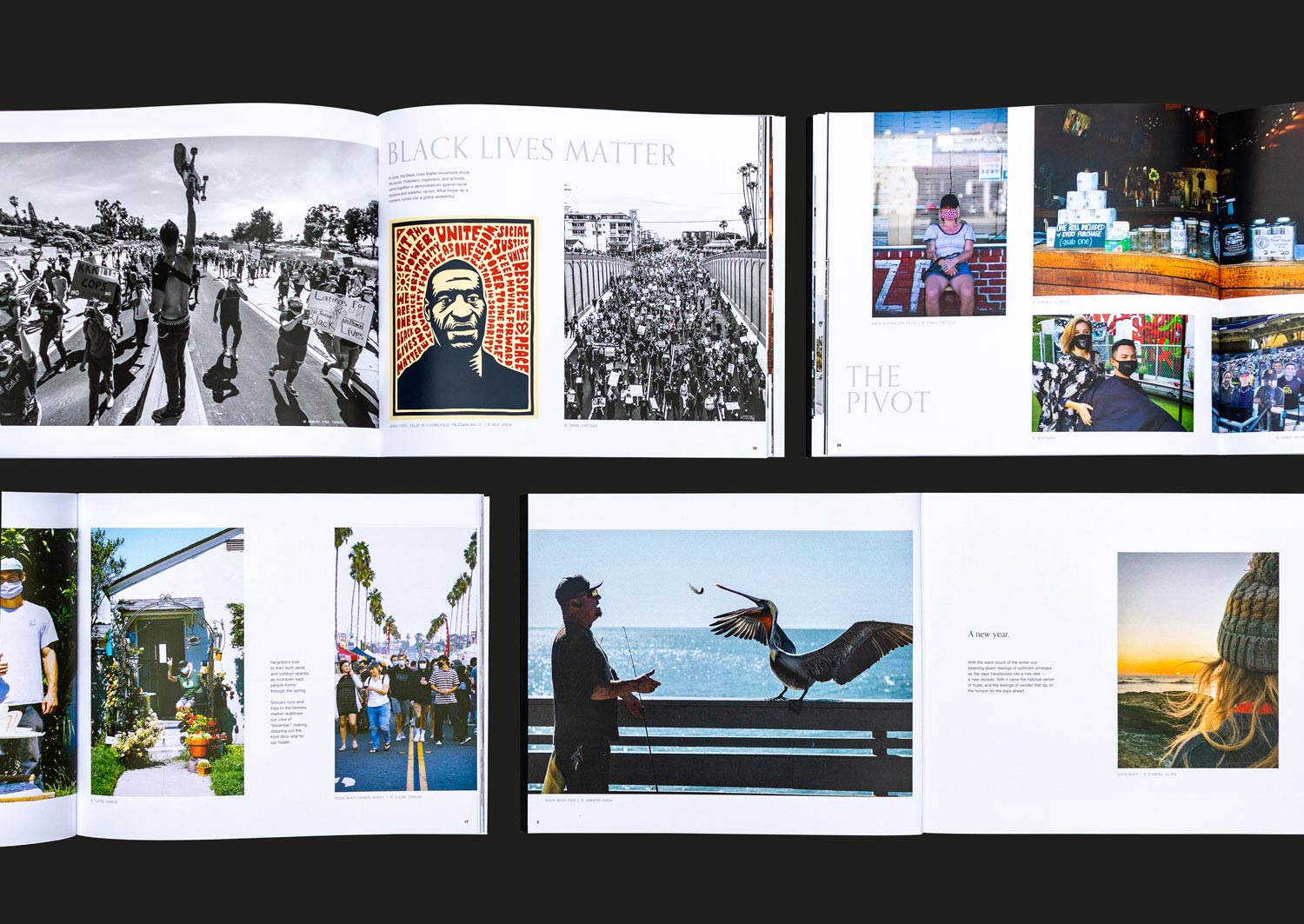 Interior spreads of the Twenty-Twenty book