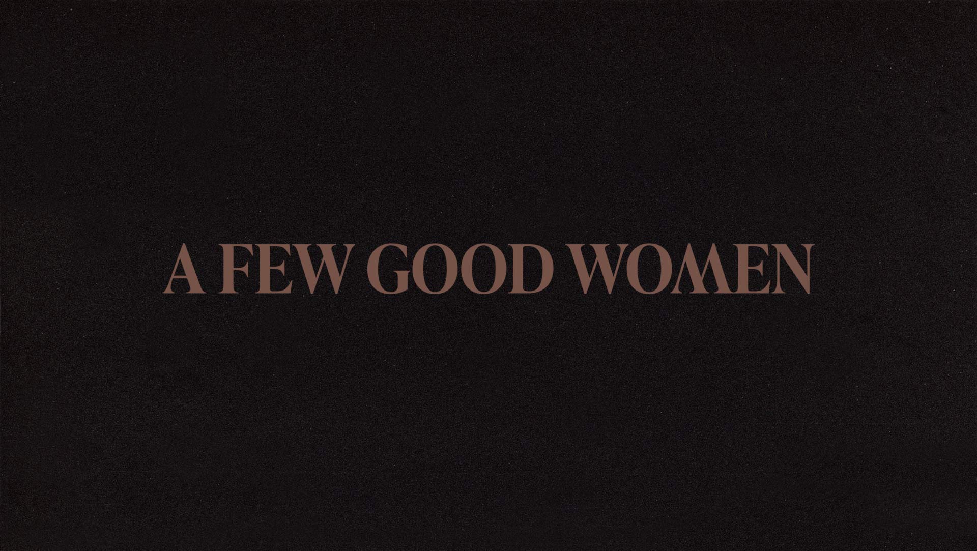 A Few Good Women | Logo Design