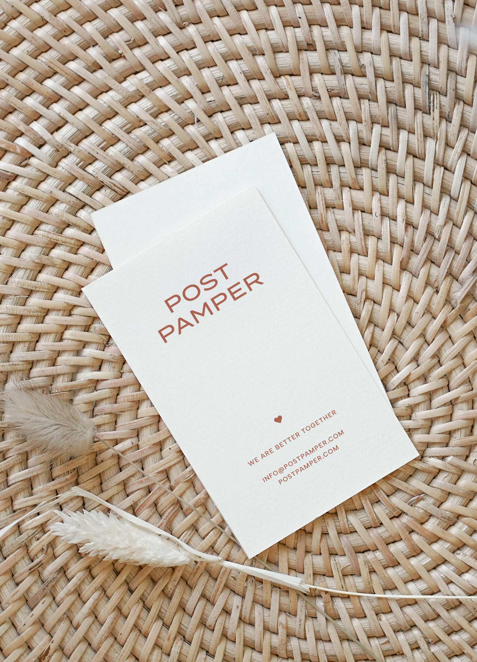 Post Pamper Business Card